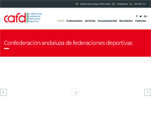 Tablet Screenshot of cafd.es